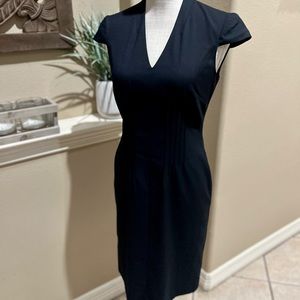 Antonio Melani Size 2 Tailored Fit Navy Dress
